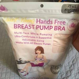 NWT Simple Wishes hands free pumping bra